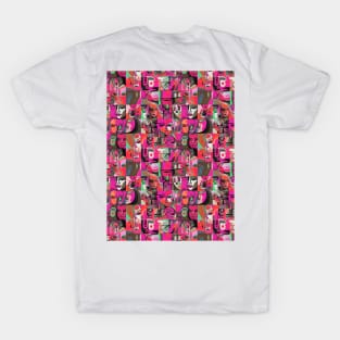 Cubism faces people T-Shirt